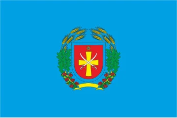 Флаг Томаковского района Днепропетровской области Украины Флаг Томаковского района Днепропетровской области Украины