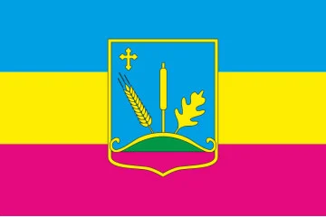 Флаг Тростянецкого района Сумской области Украины Флаг Тростянецкого района Сумской области Украины