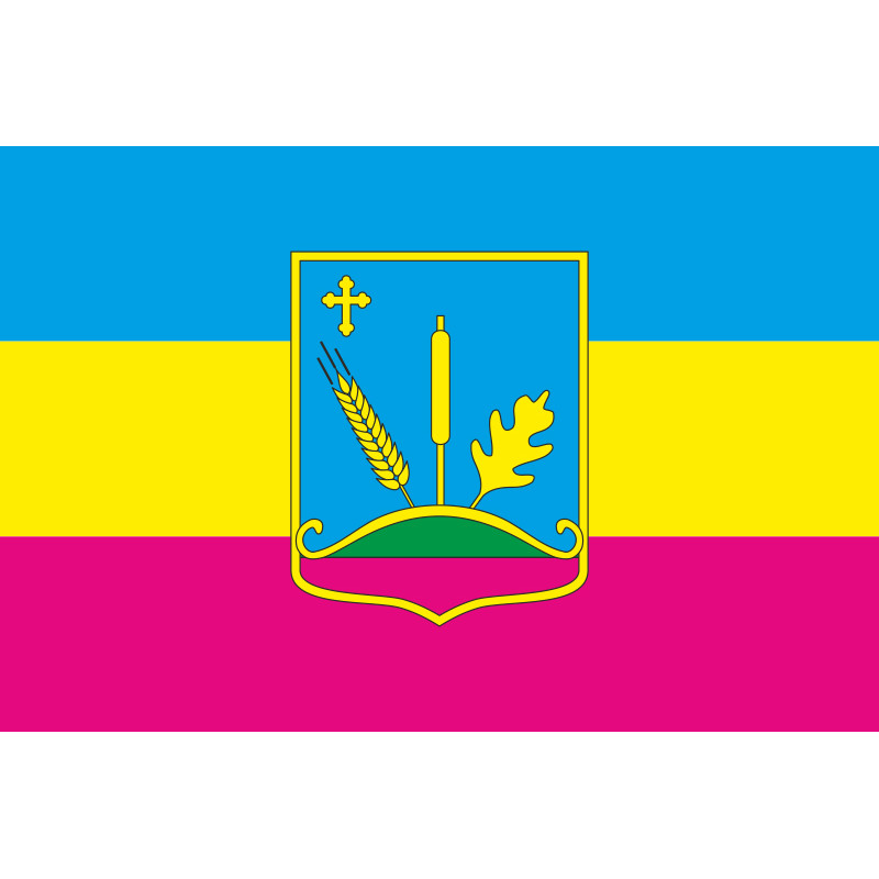 Флаг Тростянецкого района Сумской области Украины Флаг Тростянецкого района Сумской области Украины
