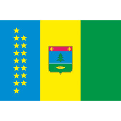 Флаг Ямпольского района Сумской области Украины
