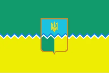 Прапор Поліського району Київської області України