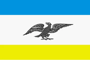 Флаг Таращанского района Киевской области Украины Флаг Таращанского района Киевской области Украины