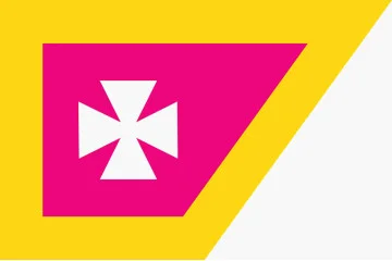 Прапор Яготинського району Київської області України