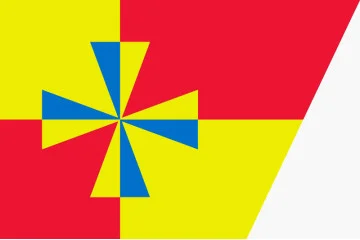 Прапор Згурівського району Київської області України