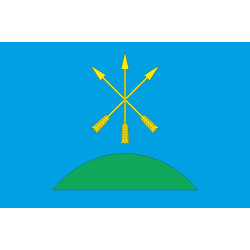 Флаг села Коженики Белоцерковского района Киевской области Украины