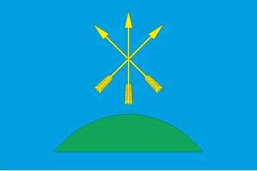 Флаг села Коженики Белоцерковского района Киевской области Украины