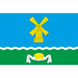Прапор села Черевки Броварського району Київської області України