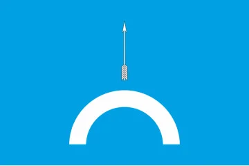Флаг села Острийки Белоцерковского района Киевской области Украины Флаг села Острийки Белоцерковского района Киевской области Украины
