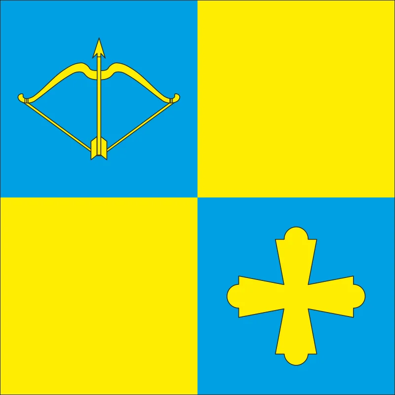 Флаг села Лукомье Лубенского района Полтавской области Украины Флаг села Лукомье Лубенского района Полтавской области Украины