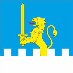 Прапор села Буданів Чортківського району Тернопільської області України Прапор села Буданів Чортківського району Тернопільської області України