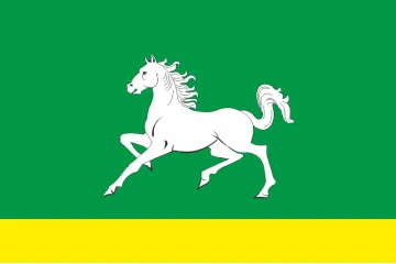 Флаг села Лубское Фастовского района Киевской области Украины Флаг села Лубское Фастовского района Киевской области Украины
