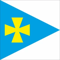 Флаг села Кулябовка Бориспольского района Киевской области Украины