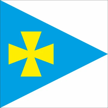 Флаг села Кулябовка Бориспольского района Киевской области Украины