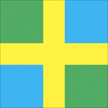 Флаг села Лозовый Яр Бориспольского района Киевской области Украины Флаг села Лозовый Яр Бориспольского района Киевской области Украины