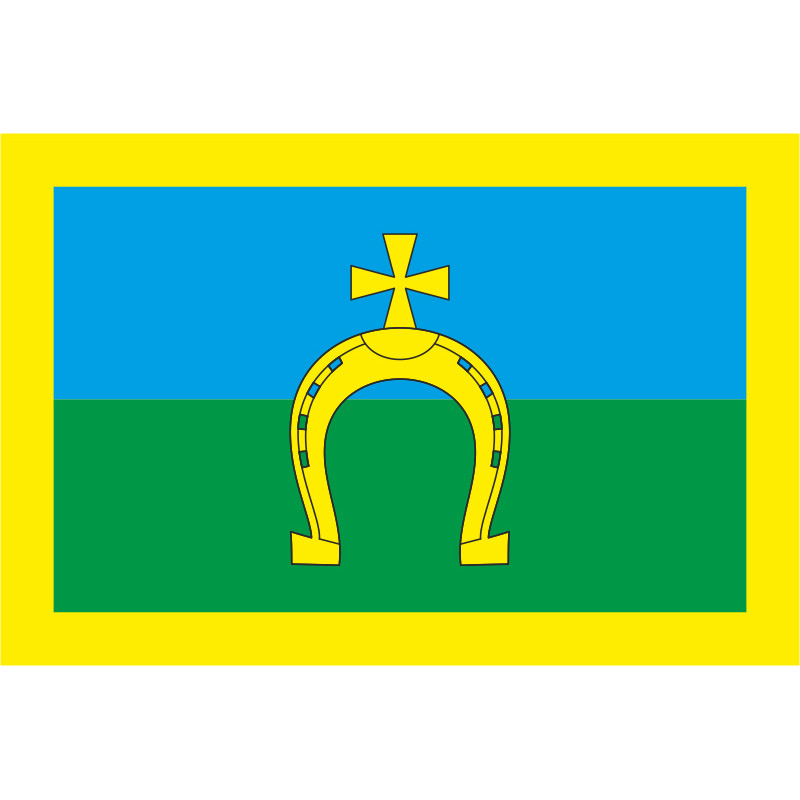 Прапор села Людвинівка Бучанського району Київської області України Прапор села Людвинівка Бучанського району Київської області України
