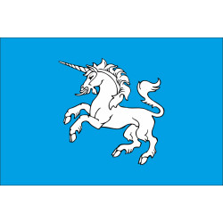 Флаг села Трушки Белоцерковского района Киевской области Украины Флаг села Трушки Белоцерковского района Киевской области Украины