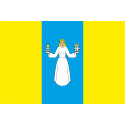 Флаг села Марьяновка Бучанского района Киевской области Украины