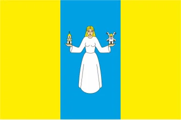Флаг села Марьяновка Бучанского района Киевской области Украины Флаг села Марьяновка Бучанского района Киевской области Украины