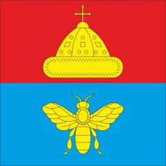 Флаг села Княжичи Броварского района Киевской области Украины