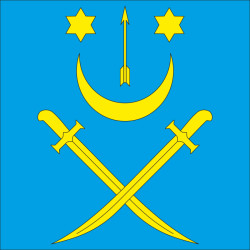 Флаг села Бачина Самборского района Львовской области Украины