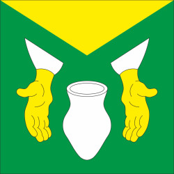 Флаг села Гончары Львовского района Львовской области Украины