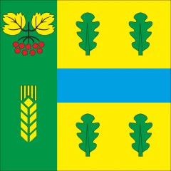 Флаг села Малехов Львовского района Львовской области Украины