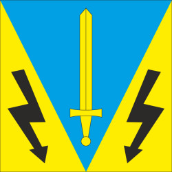 Прапор села Воля-Висоцька Львівського району Львівської області України