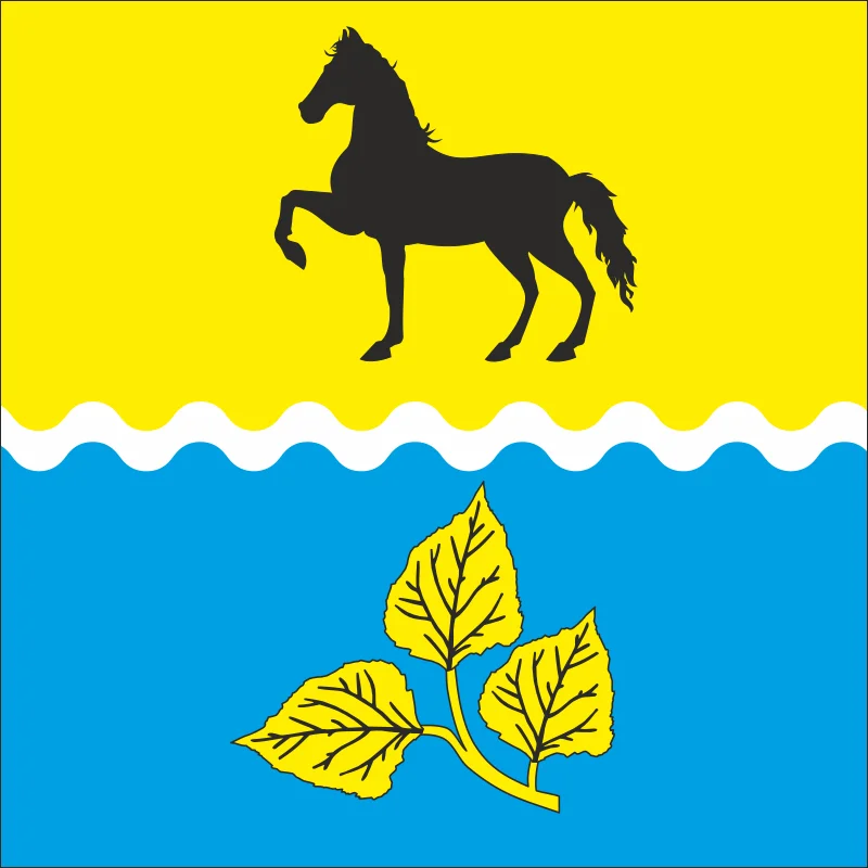 Флаг села Песчаное Купянского района Харьковской области Украины Флаг села Песчаное Купянского района Харьковской области Украины