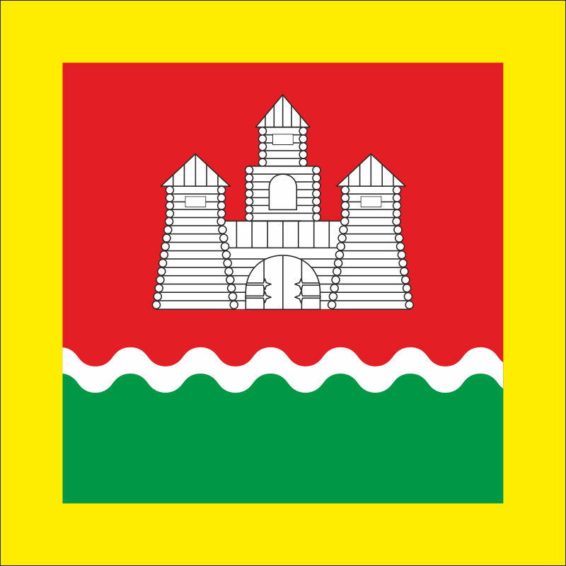 Прапор села Пристін Куп'янського району Харківської області України Прапор села Пристін Куп'янського району Харківської області України