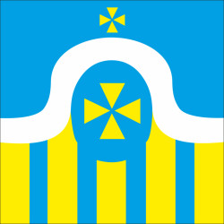 Флаг села Горигляды Чортковского района Тернопольской области Украины Флаг села Горигляды Чортковского района Тернопольской области Украины