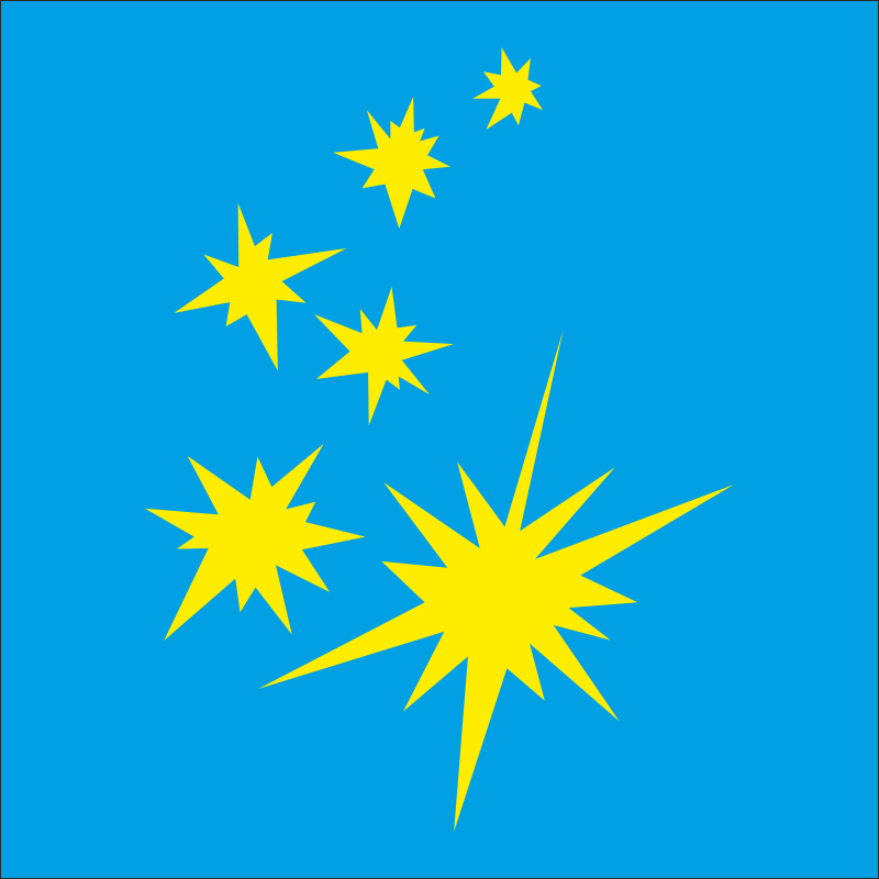 Прапор села Звіздівка Рівненського району Рівненської області України Прапор села Звіздівка Рівненського району Рівненської області України