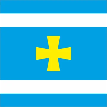 Прапор села Великі Межирічі Рівненського району Рівненської області України