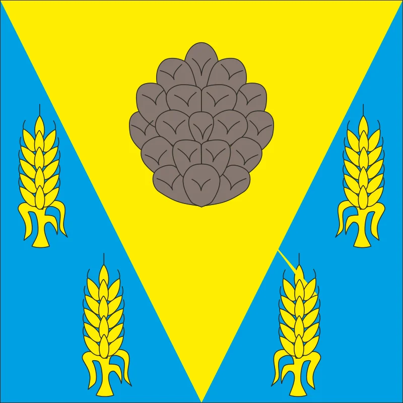 Флаг села Маща Ровненского района Ровненской области Украины Флаг села Маща Ровненского района Ровненской области Украины