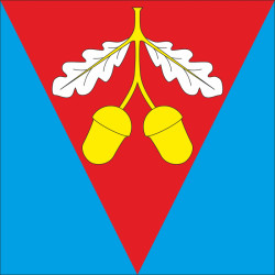 Прапор села Великий Жолудськ Вараського району Рівненської області України Прапор села Великий Жолудськ Вараського району Рівненської області України