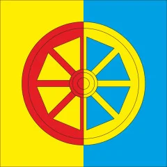 Флаг села Малая Любаша Ровненского района Ровненской области Украины