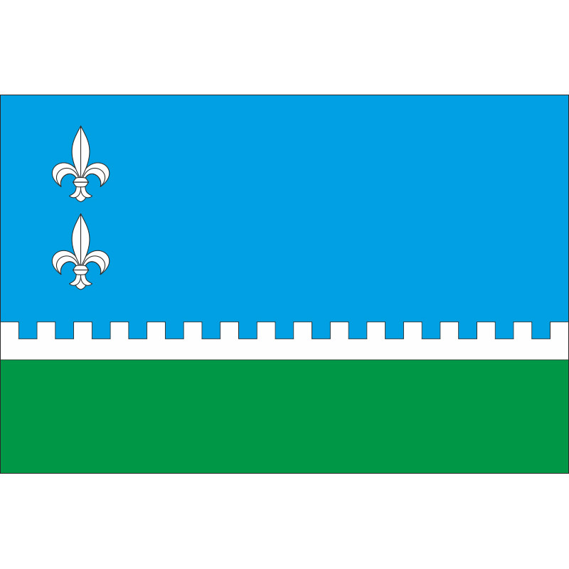 Прапор села Іванковичі Обухівського району Київської області України Прапор села Іванковичі Обухівського району Київської області України