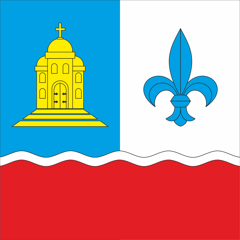 Прапор села Плесецьке Фастівського району Київської області України Прапор села Плесецьке Фастівського району Київської області України