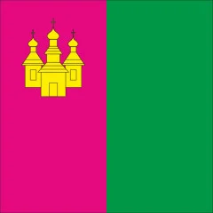 Флаг села Малополовецкое Фастовского района Киевской области Украины