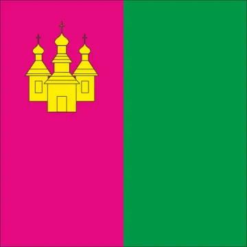 Флаг села Малополовецкое Фастовского района Киевской области Украины Флаг села Малополовецкое Фастовского района Киевской области Украины