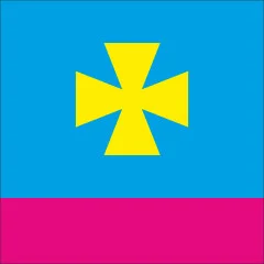 Флаг села Маркуши Бердичевского района Житомирской области Украины