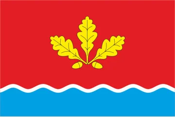 Флаг села Дениши Житомирского района Житомирской области Украины