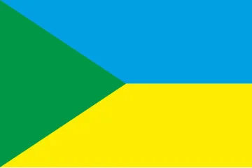 Флаг села Каменка Житомирского района Житомирской области Украины