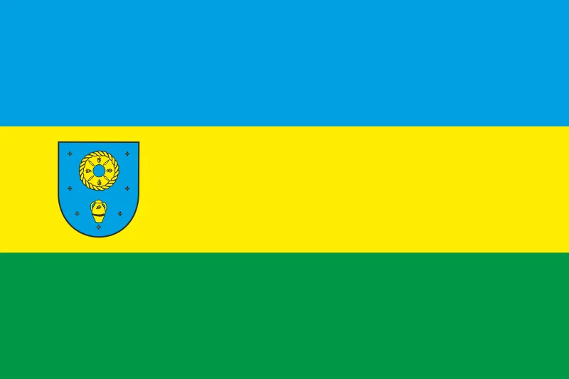 Флаг села Поташня Гайсинского района Винницкой области Украины Флаг села Поташня Гайсинского района Винницкой области Украины