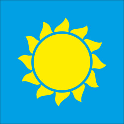 Прапор села Дашуківка Звенигородського району Черкаської області України Прапор села Дашуківка Звенигородського району Черкаської області України