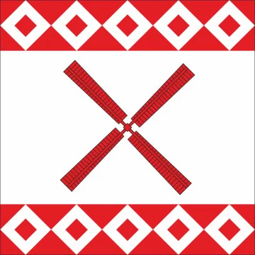 Флаг села Гута Шепетовского района Хмельницкой области Украины
