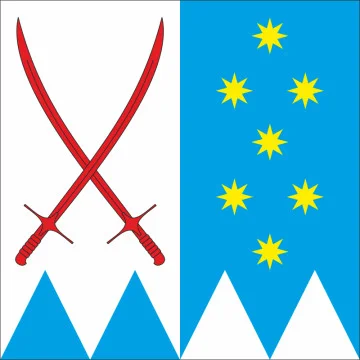 Флаг села Малый Правутин Шепетовского района Хмельницкой области Украины Флаг села Малый Правутин Шепетовского района Хмельницкой области Украины