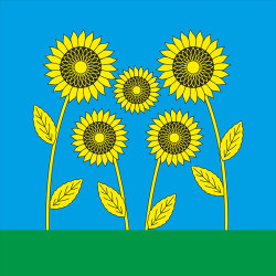 Прапор села Манятин Шепетівського району Хмельницької області України Прапор села Манятин Шепетівського району Хмельницької області України
