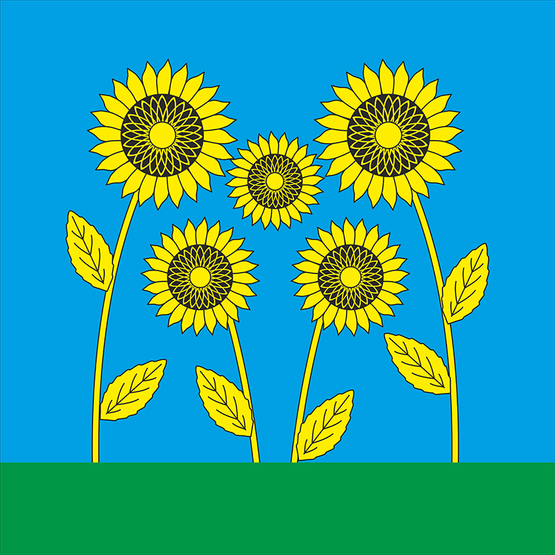 Прапор села Манятин Шепетівського району Хмельницької області України Прапор села Манятин Шепетівського району Хмельницької області України