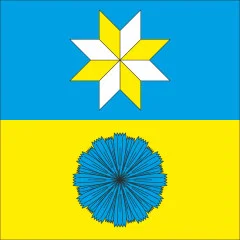 Флаг села Марачевка Шепетовского района Хмельницкой области Украины