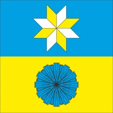 Флаг села Марачевка Шепетовского района Хмельницкой области Украины Флаг села Марачевка Шепетовского района Хмельницкой области Украины